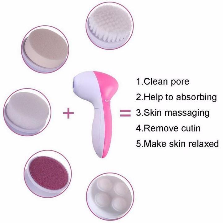 5-in-1 Electric Rotating Pore Cleansing Brush
