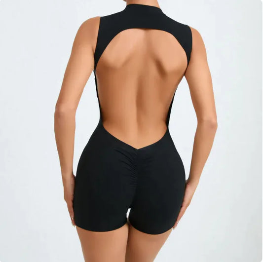 Breathtaking Performance: The Open-Back Yoga Jumpsuit