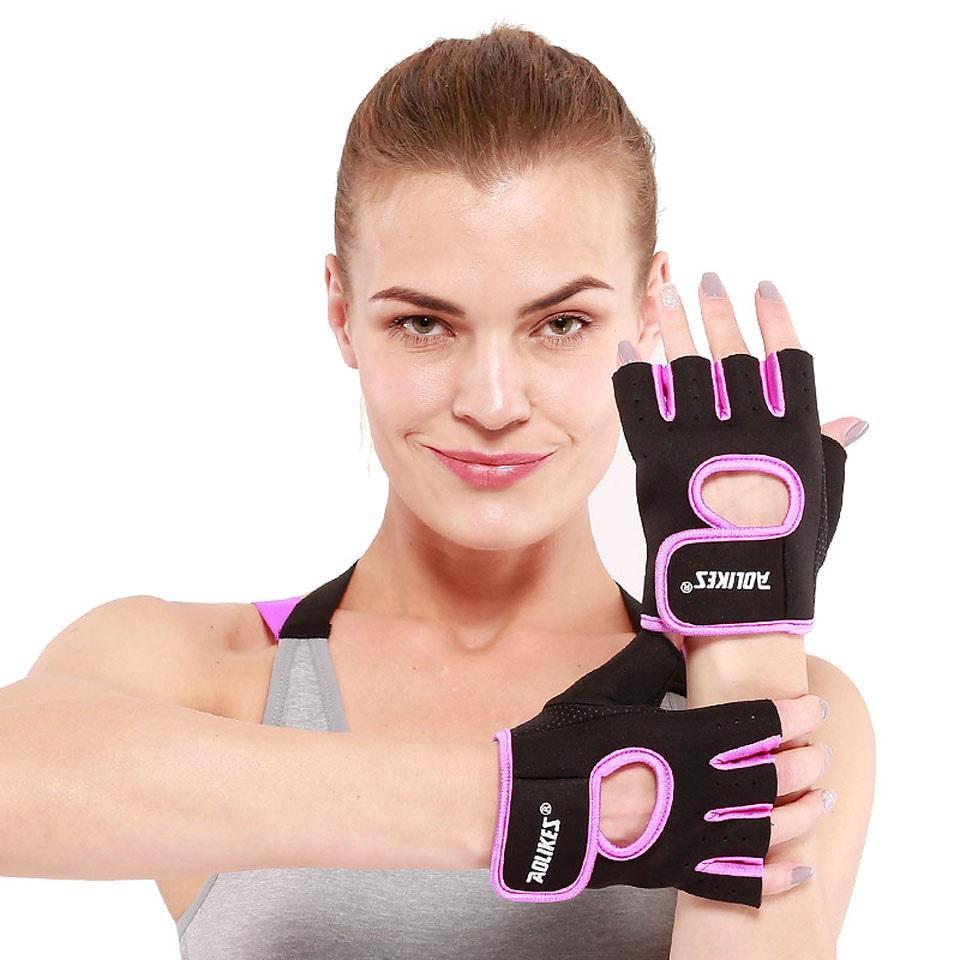 Anti-Slip Half Finger Weightlifting Gloves