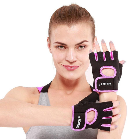 Anti-Slip Half Finger Weightlifting Gloves