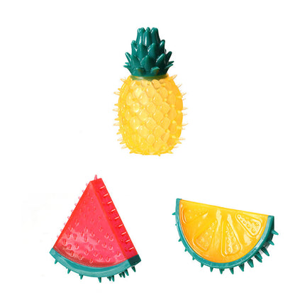 Pet Fruit Sound Chew Toy