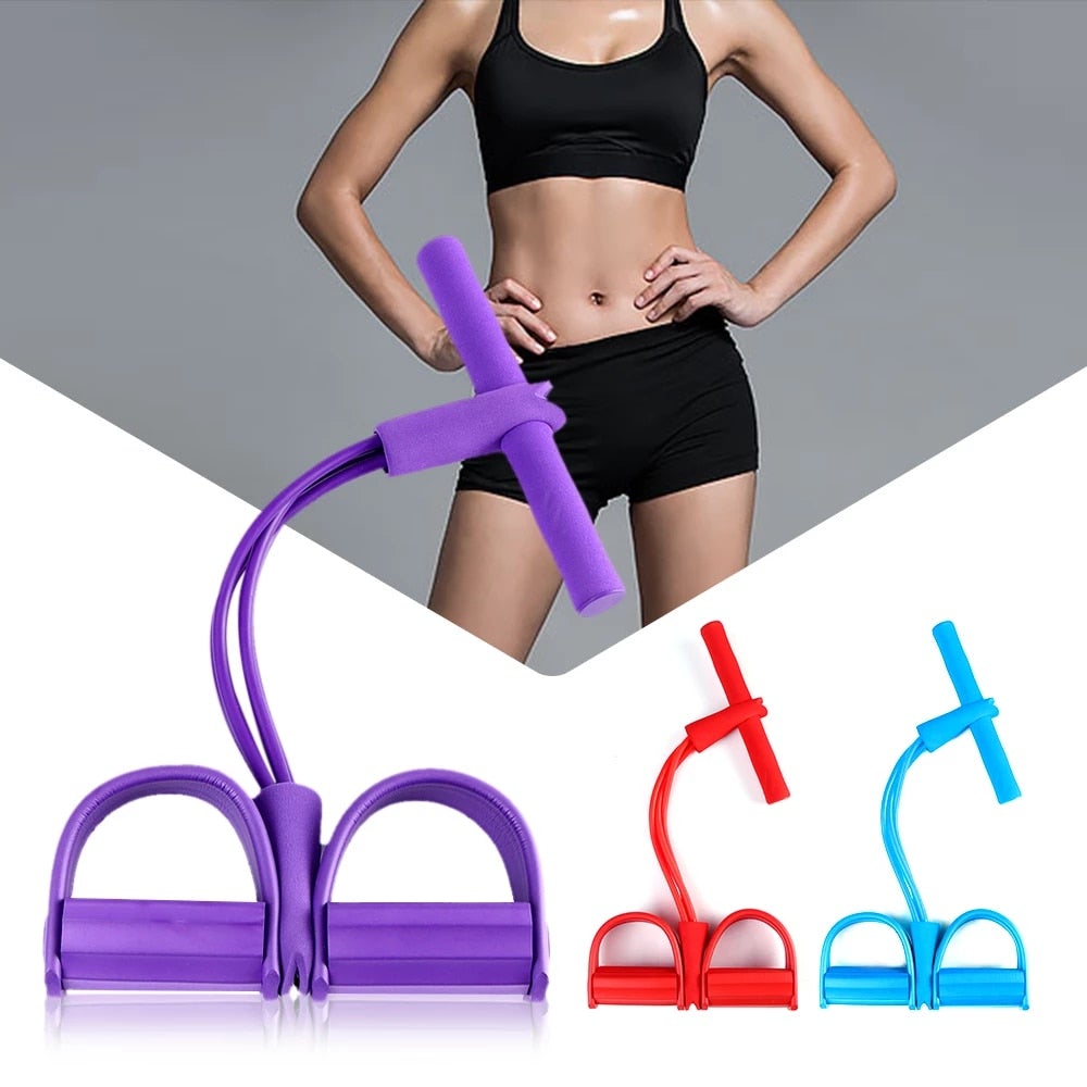 Total Body Sculpt: Elastic Pull Rope Resistance Band