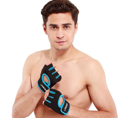 Anti-Slip Half Finger Weightlifting Gloves
