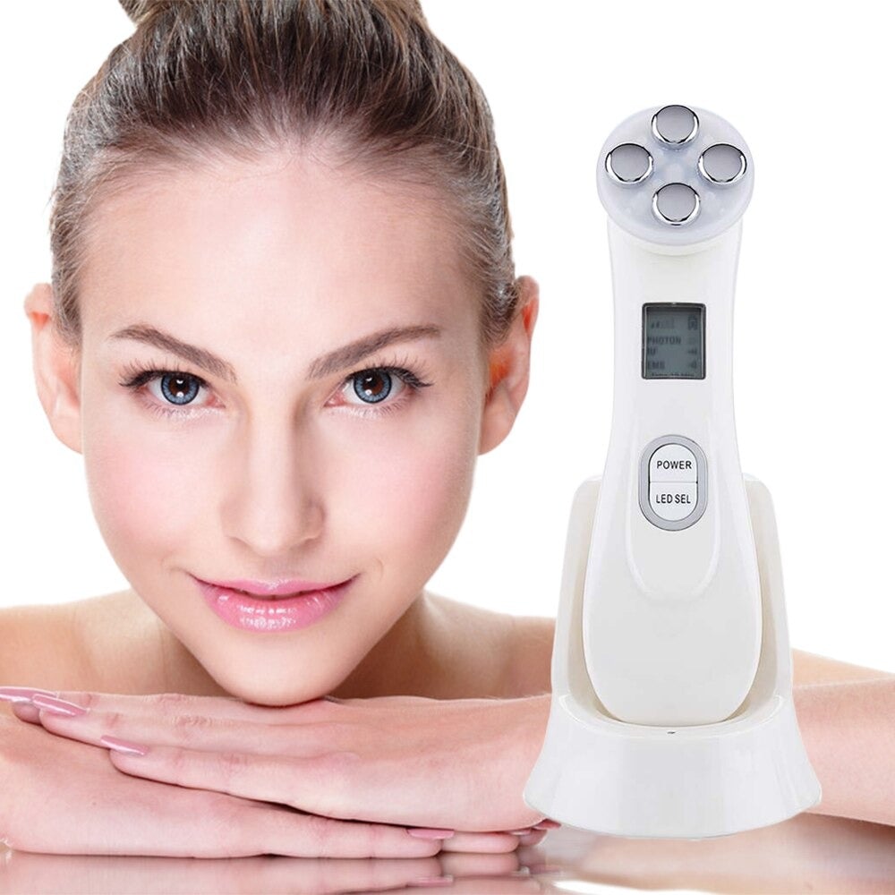 5-in-1 LED Mesotherapy & RF Facial Massager