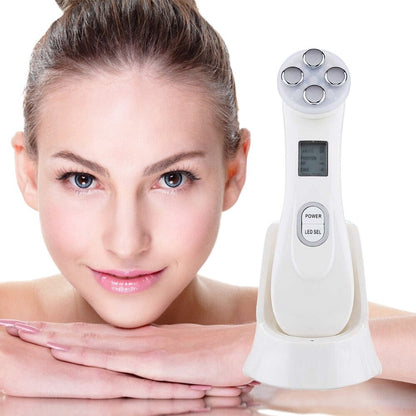 5-in-1 LED Mesotherapy & RF Facial Massager