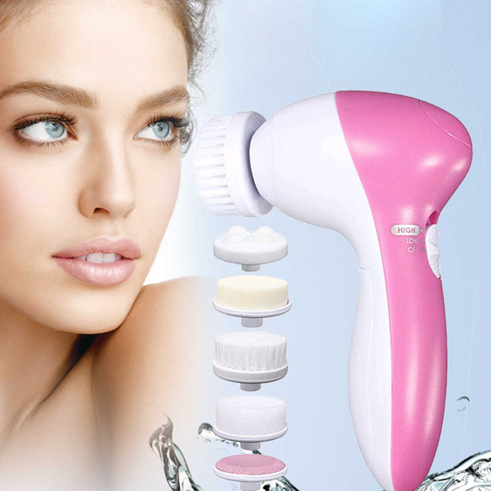 5-in-1 Electric Rotating Pore Cleansing Brush