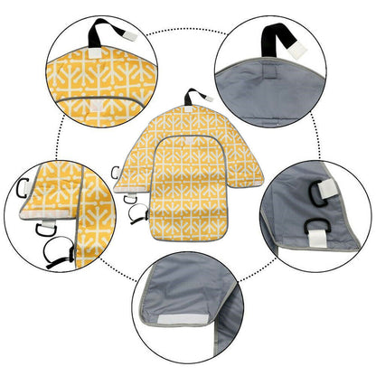 3-in-1 Portable Folding Diaper Changing Clutch