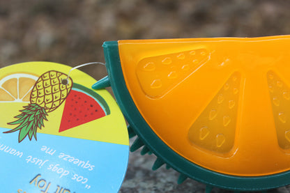 Pet Fruit Sound Chew Toy