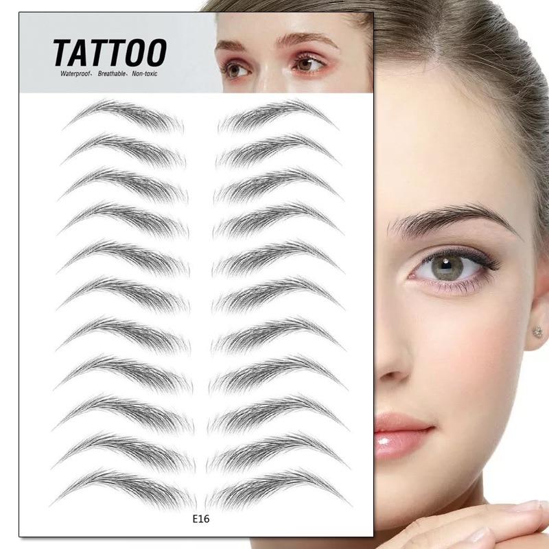 4D Waterproof Hyper-Realistic Eyebrow Tattoo Stickers