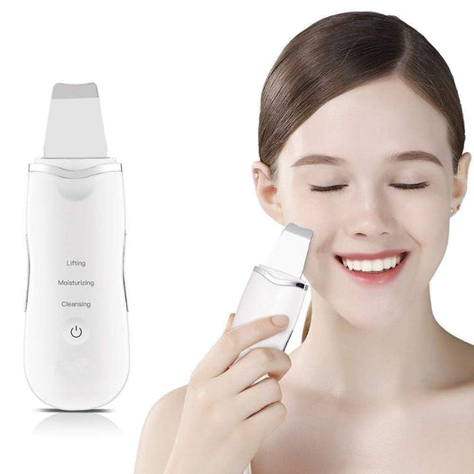 Ultrasonic Deep Facial Skin Scrubber & Ion Infuser