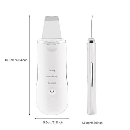 Ultrasonic Deep Facial Skin Scrubber & Ion Infuser