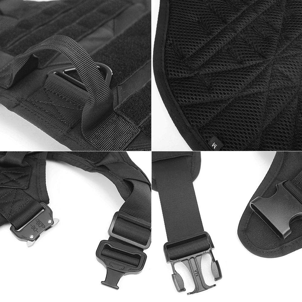 Large Dog Harness Set with Leash & Collar – Training & Walking Vest for All Breeds