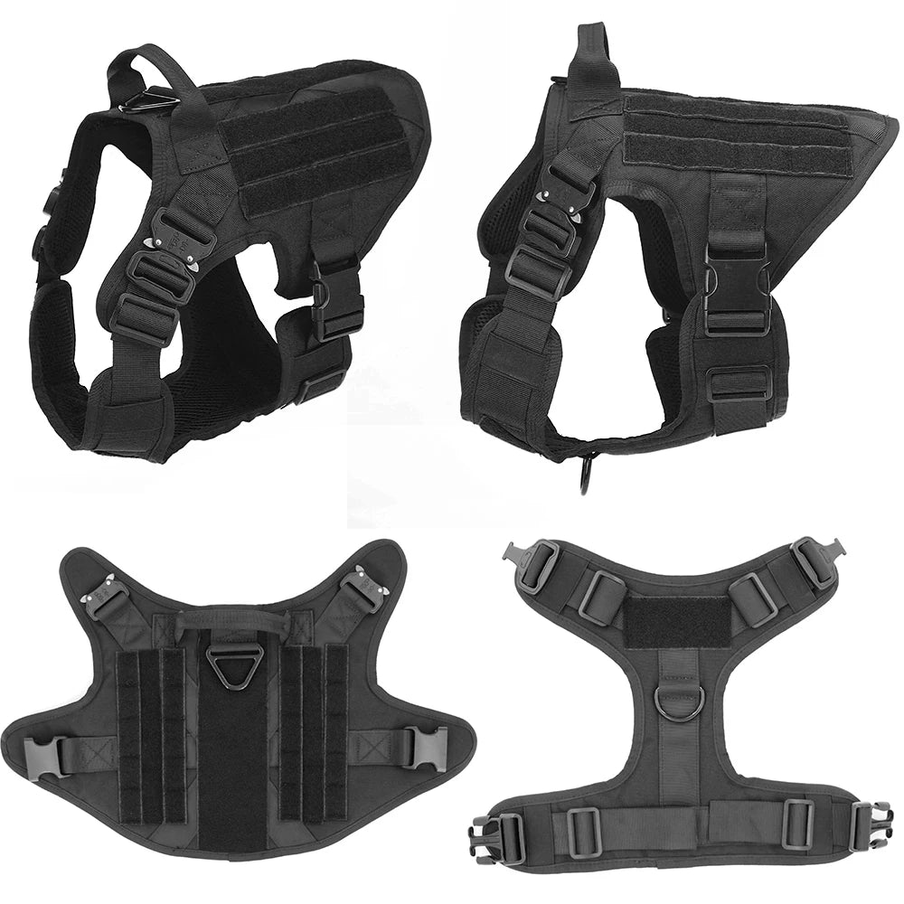 Large Dog Harness Set with Leash & Collar – Training & Walking Vest for All Breeds