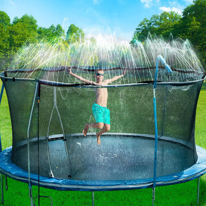 SprinkleJoy Trampoline Water Toy - Black 39ft