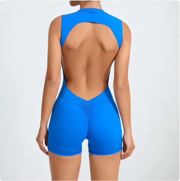 Breathtaking Performance: The Open-Back Yoga Jumpsuit