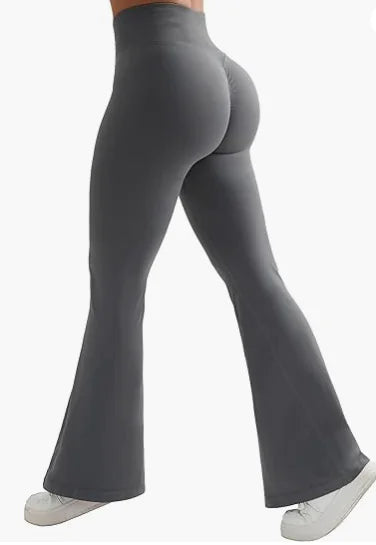High-Performance Ribbed Yoga Pants