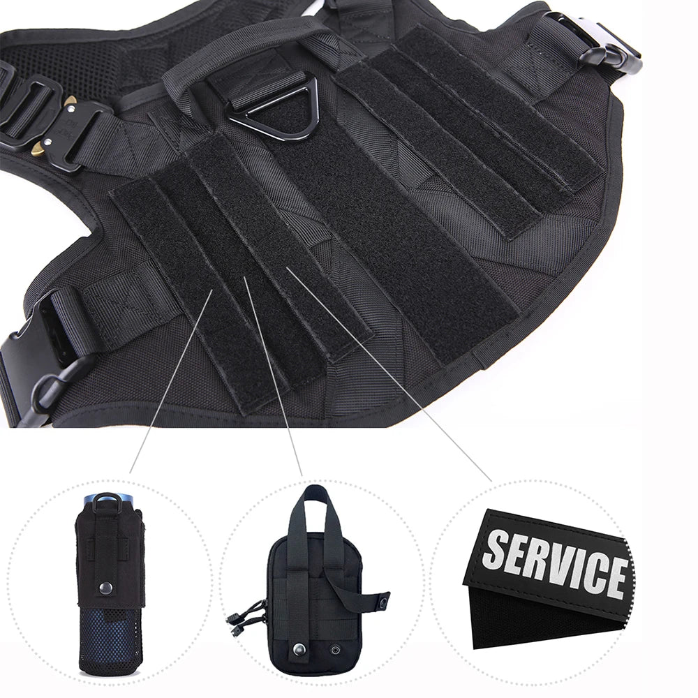 Large Dog Harness Set with Leash & Collar – Training & Walking Vest for All Breeds