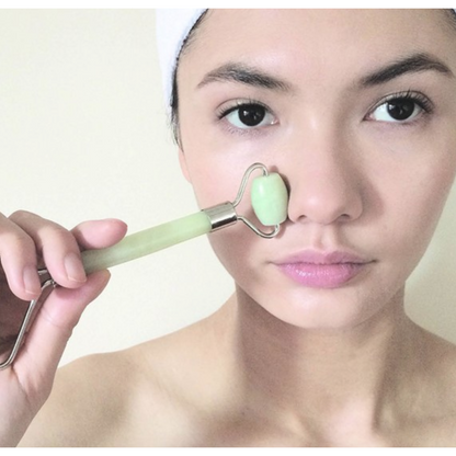 Dual-Ended Authentic Jade Facial Massage Roller