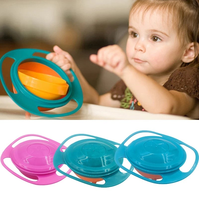 360 Degrees Rotatable Universal Gyro Bowl