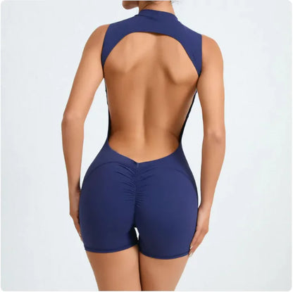 Breathtaking Performance: The Open-Back Yoga Jumpsuit