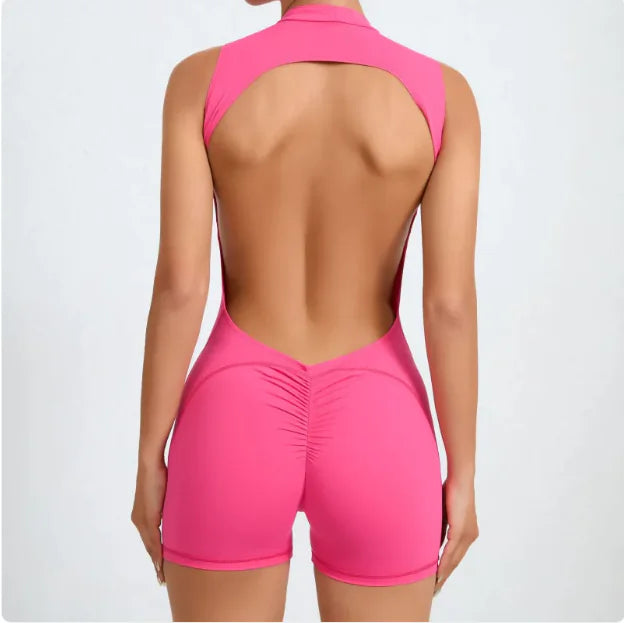 Breathtaking Performance: The Open-Back Yoga Jumpsuit