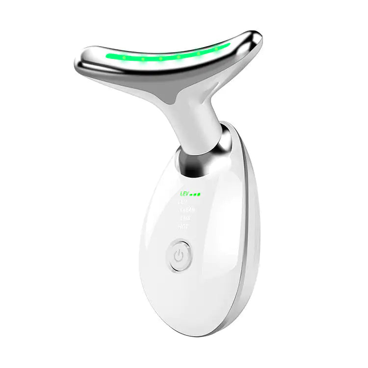 Beauty Facial Massager, 7 Color Wavy Acne Beauty Microcurrent Facial Device