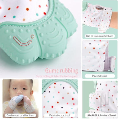 Sensory Baby Teether Mitten & Silicone Toy