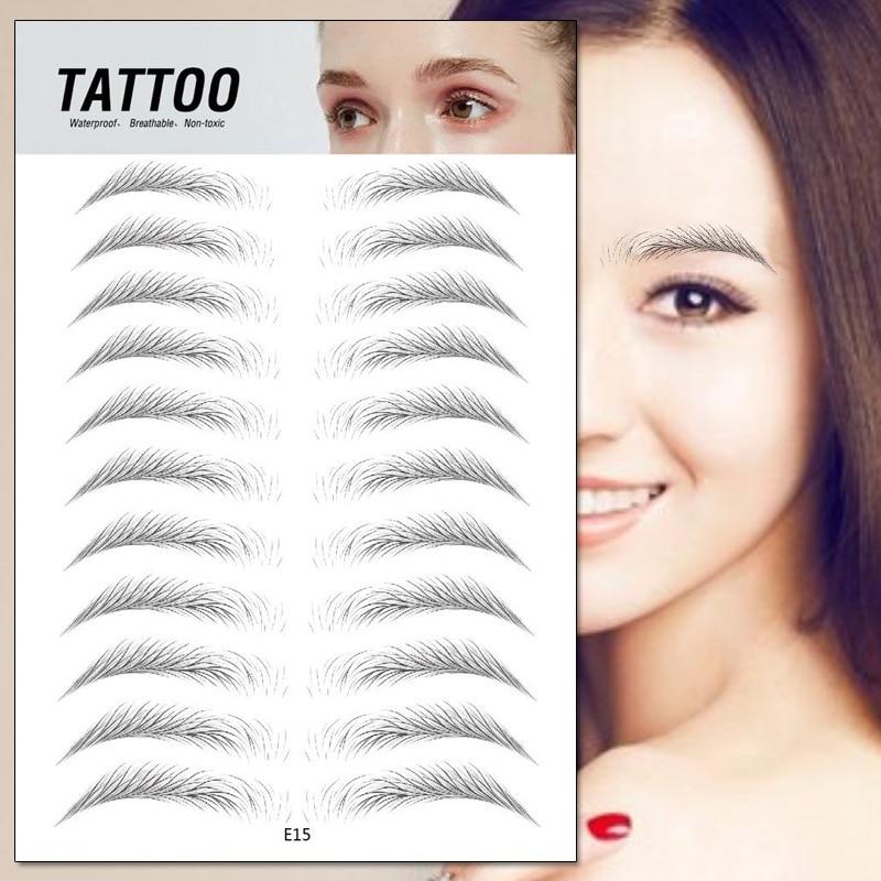 4D Waterproof Hyper-Realistic Eyebrow Tattoo Stickers