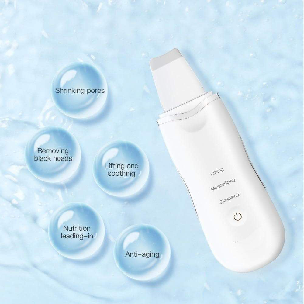 Ultrasonic Deep Facial Skin Scrubber & Ion Infuser