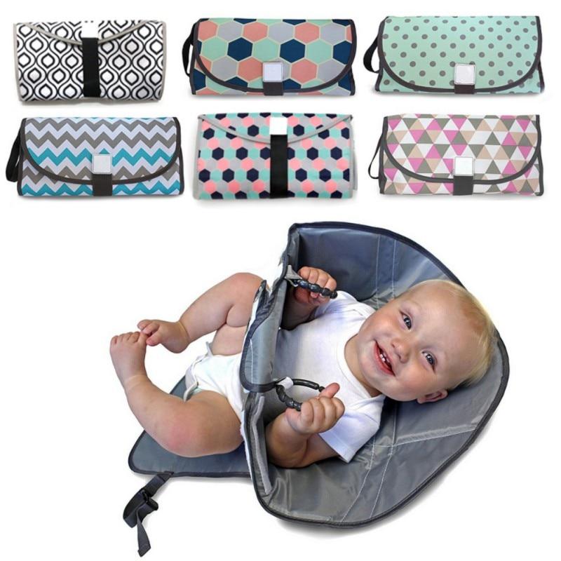 3-in-1 Portable Folding Diaper Changing Clutch