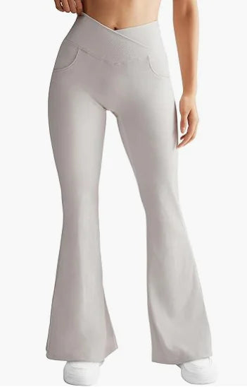 High-Performance Ribbed Yoga Pants