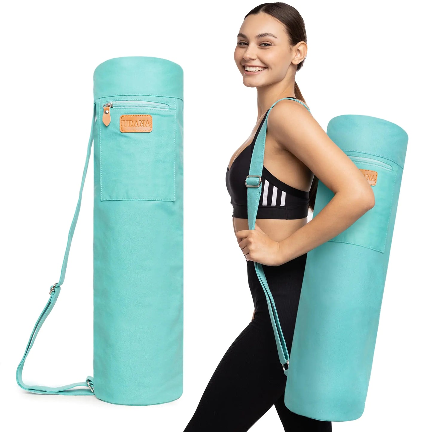 The Large Turquoise Yoga Mat Carrier